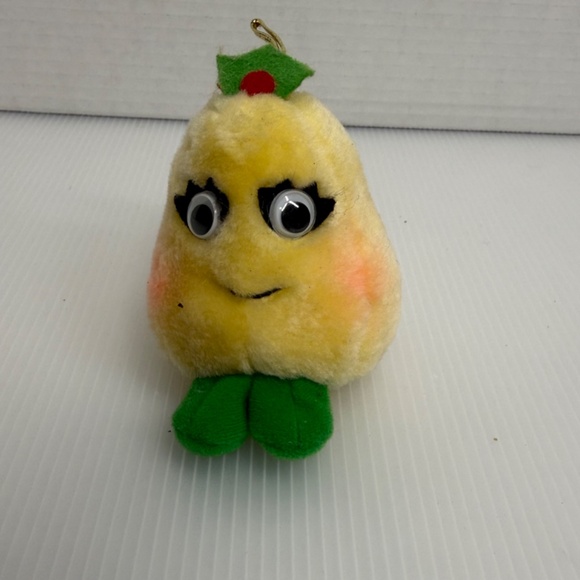 Del Monte CHRISTMAS YUMKINS 11 Fruit Vegetable Stuffed Plush Ornaments 1991 - Picture 10 of 15